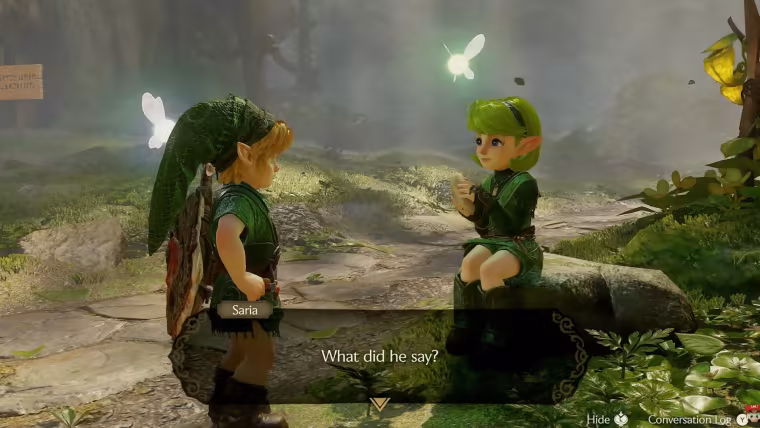 La plaine d'Hyrule dans le remake d'Ocarina of Time