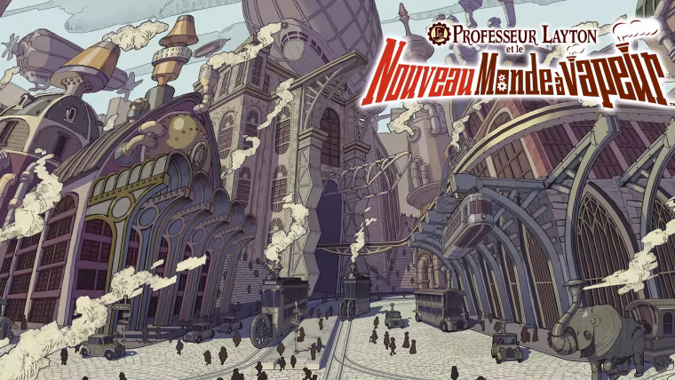 Professeur Layton et le Nouveau Monde à Vapeur : la démo du TGS montre enfin l'usine d'Eggmuffin
