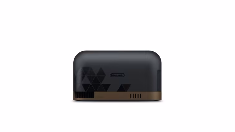 Station d'accueil de la Switch 2 édition Zelda 40e anniversaire, motif Triforce