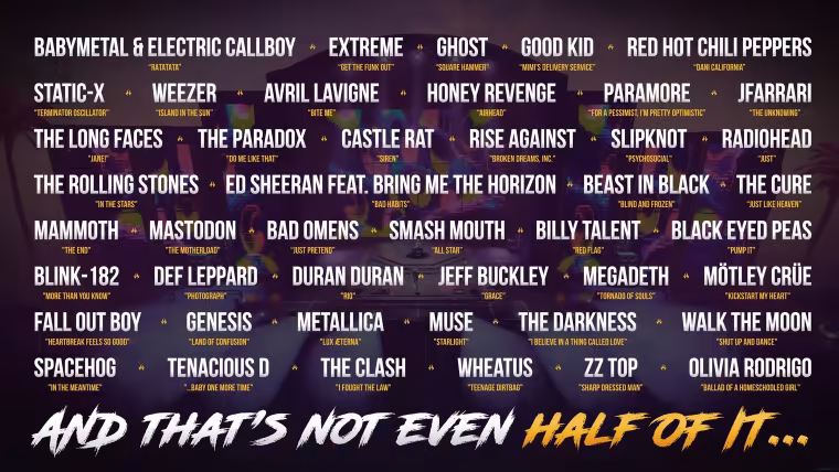 Les 45 morceaux révélés de la setlist de Stage Tour, artiste par artiste