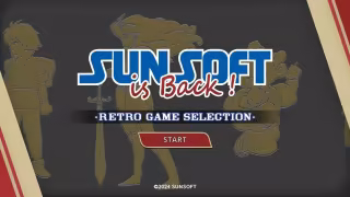 Capture 1 de Sunsoft is Back! Retro Game Selection