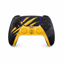 Manette sans fil DualSense PS5 — Édition limitée Marvel's Wolverine Battle Yellow