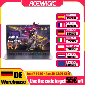 Le PC portable Acemagic Ryzen 7 bradé chez AliExpress
