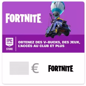 La carte cadeau Fortnite passe sous sa valeur faciale