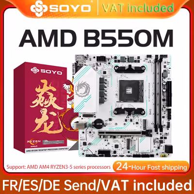 Soyo B550M White