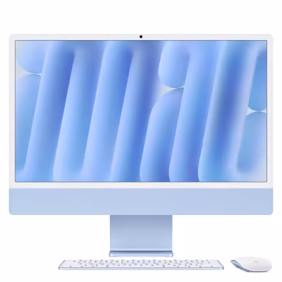 Apple iMac M4 (23.5″, 16 Go, 256 Go, bleu)