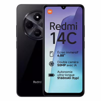 Xiaomi Redmi 14C 4/128 Go Noir