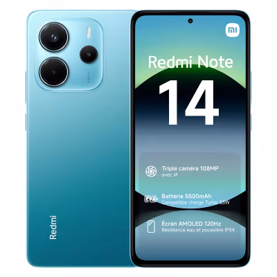 Xiaomi Redmi Note 14 256 Go Bleu