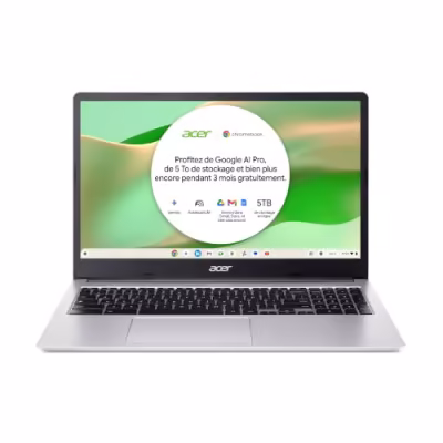 Acer Chromebook 315 Celeron N4500 (15.6″, 4 Go, 128 Go)