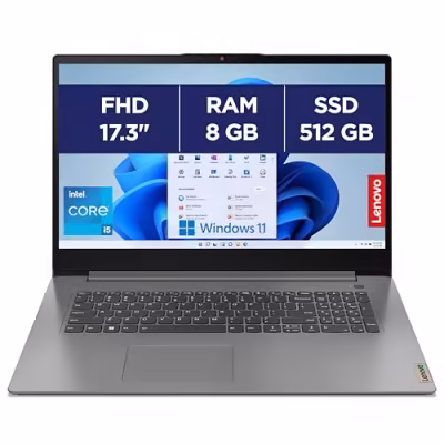 Lenovo IdeaPad 3 17IRU7 Core i5-1335U (17.3″, 8 Go, 512 Go)