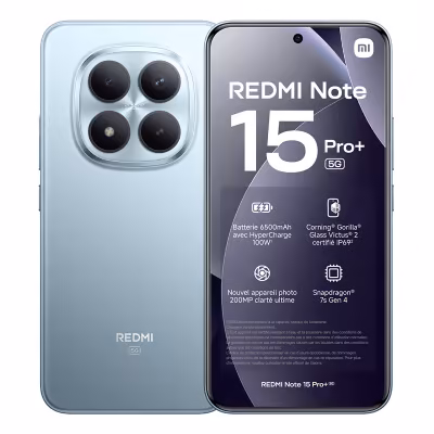 Xiaomi Redmi Note 15 Pro+ 5G 256 Go Bleu