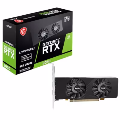 MSI NVIDIA GeForce RTX 3050 LP E 6G OC