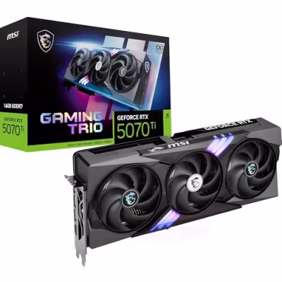 MSI NVIDIA GeForce RTX 5070 Ti 16G GAMING TRIO OC